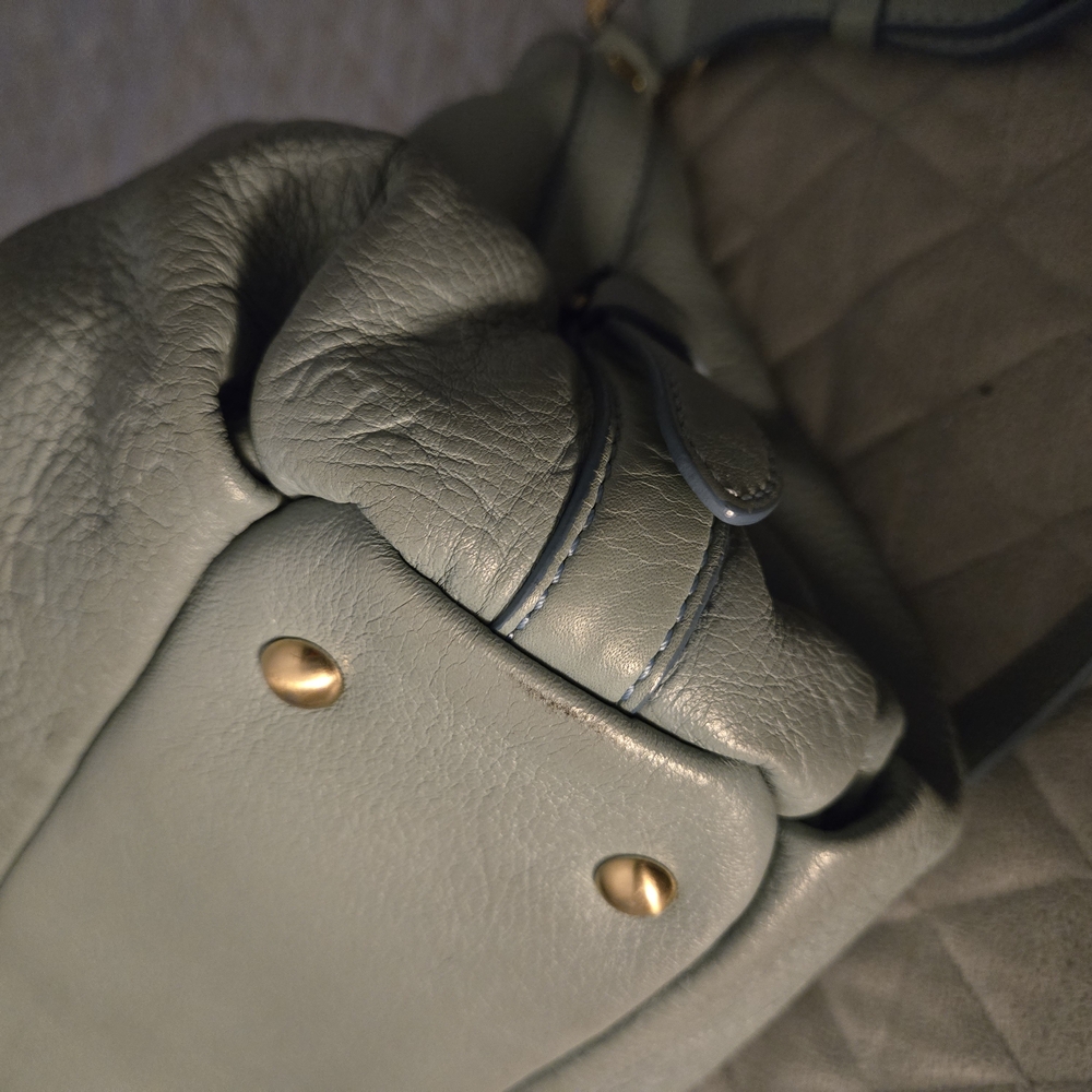 MCM Blue Leather Women's Bag - Picture 10 of 14